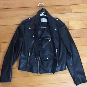 Zara leather jacket
